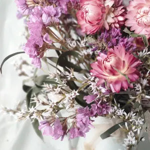 Dried Flower Bouquet: Pink Sea Mist