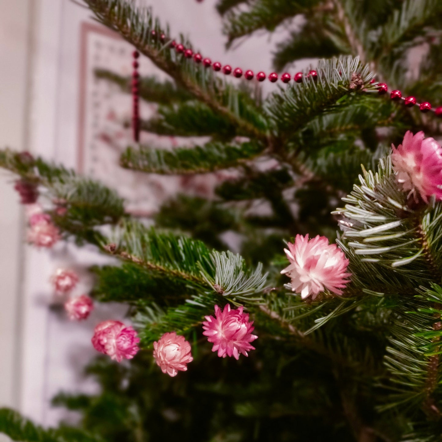 Festive flower bud Garland