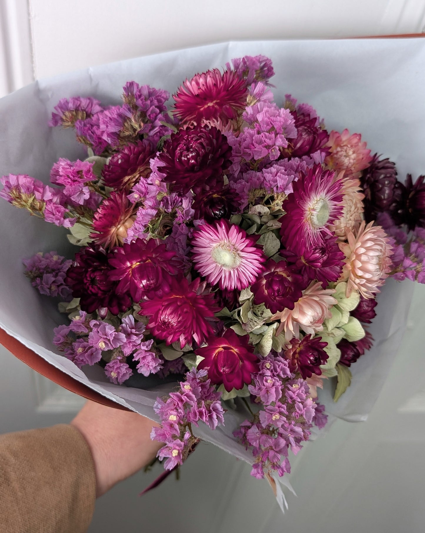 Ruby Rose Dried Flower Bouquet