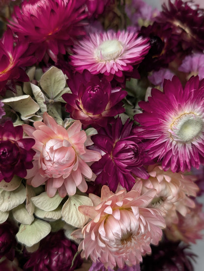 Ruby Rose Dried Flower Bouquet