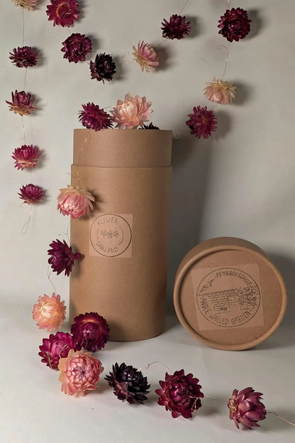 Festive flower bud Garland