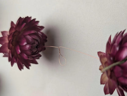 Festive flower bud Garland